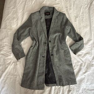 Ambiance Black and White Houndstooth Blazer